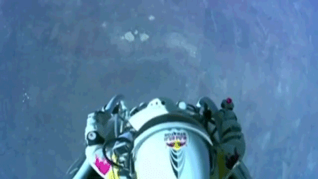 Eten en drinken Avontuur Ruimte Gifs Red bull ontdekking animated gif discovery channel felix bau 