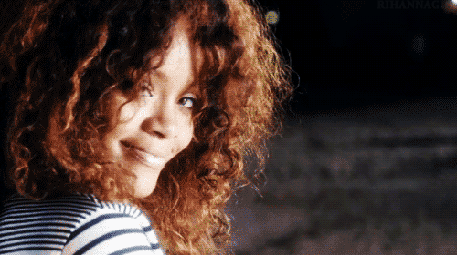Artiesten Schattig Rihanna Blij Gifs glimlach  