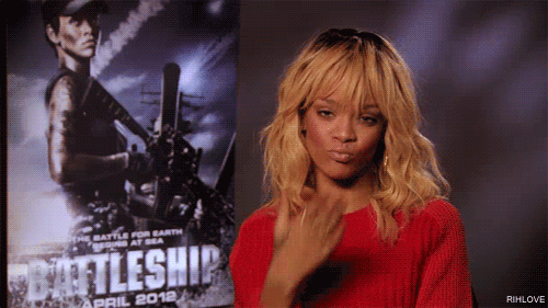 Artiesten Schattig Rihanna Kus Gifs 