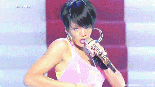 Artiesten Rihanna Gifs amas2013 