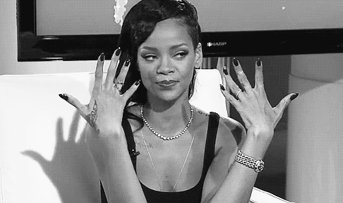 Artiesten Schattig Rihanna Gifs gelukkig lachend 
