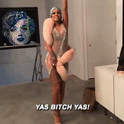 Rihanna GIF. Artiesten Mode Rihanna Gifs Realitytvgifs Jurk Yas Cfda 