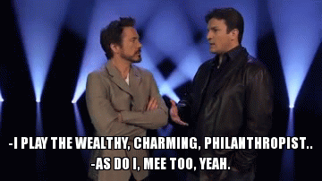 Robert Downey Jr GIF. Gifs Filmsterren Robert downey jr Alleen jij Marisa tomei 