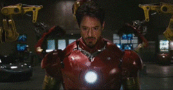 Iron Man GIF. Films en series Iron man Gifs Filmsterren Robert downey jr Vraag Uitstekende vraag 