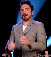 Robert Downey Jr GIF. Verward Gifs Filmsterren Robert downey jr Onhandig Het denken 