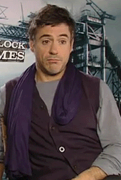 Robert Downey Jr GIF. Sherlock holmes Gifs Filmsterren Robert downey jr Guy ritchie 