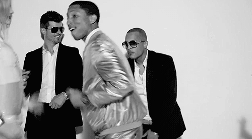 Artiesten Gifs Robin thicke ti pharrell blurred lines 