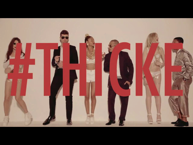 Dansen Artiesten geld Gifs Robin thicke MRW zelfverzekerd ti 