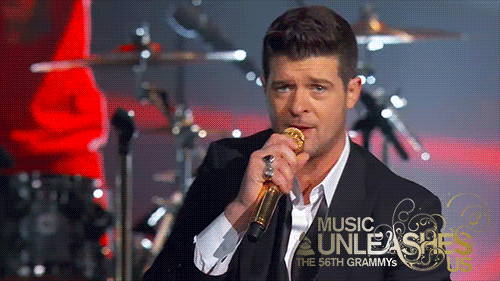 Muziek Artiesten Gifs Robin thicke Grammys grammy awards de Grammy&amp;#39;s grammynoms grammy nami 
