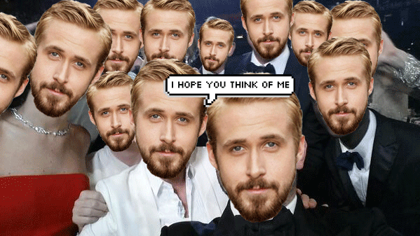 Ryan Gosling GIF. Beroemdheden Gifs Filmsterren Ryan gosling Heet 