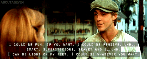 Ryan Gosling GIF. Beroemdheden Gifs Filmsterren Ryan gosling Heet 