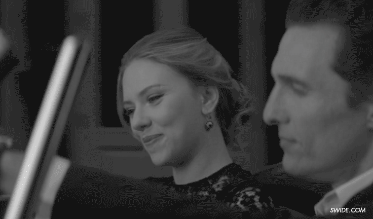Scarlett Johansson GIF. Gifs Filmsterren Scarlett johansson Ja Opgewonden 