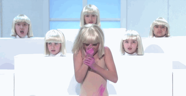Sia GIF. Artiesten Ellen Gifs Sia Grammys Grammy Elastic heart 