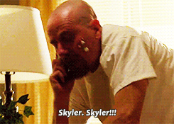 Breaking Bad GIF. Films en series Breaking bad Gifs Skyler white Walter white Heisenberg 