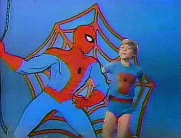 Spiderman Superman Films en series Gifs schuit 1981 commercials Flash Gordon Dukes of Hazzard 