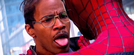 Spiderman Films en series Tong Gifs Filmsterren Andrew Garfield Jamie Foxx electro 
