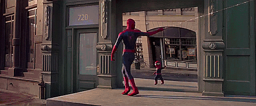 Spiderman Films en series Gifs footage 