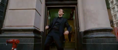 Spiderman Films en series Gifs Filmsterren Andrew Garfield Emma stone snl de Amazing Spiderman 2 q1 