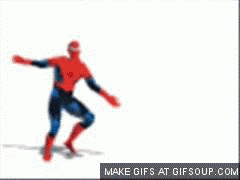 Spiderman GIF. Dansen Spiderman Films en series Gifs 