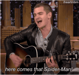 Emma Stone GIF. Spiderman Films en series Gifs Filmsterren Andrew garfield Emma stone Snl De amazing spiderman 2 Q1 