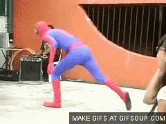 Spiderman GIF. Spiderman Films en series Gifs Aardmannetje 