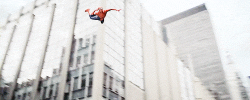 Spiderman Films en series Gifs Filmsterren Andrew Garfield Emma stone snl de Amazing Spiderman 2 q1 