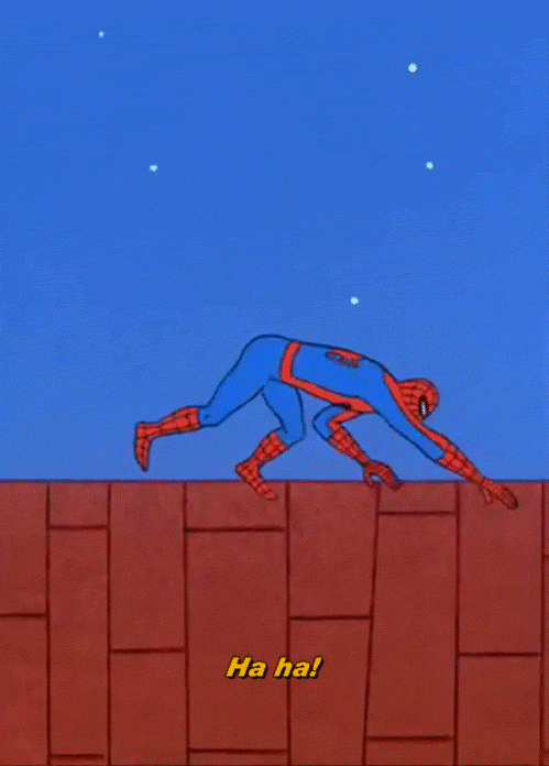 Spiderman Films en series Gifs mikpunt een mans kont SpiderMans kont 