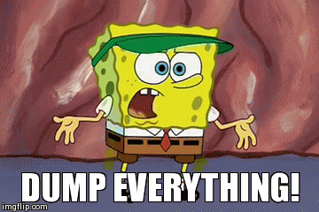 Spongebob Films en series Geel Vierkant Gifs toevallig tekst omgaan nickedoleon 