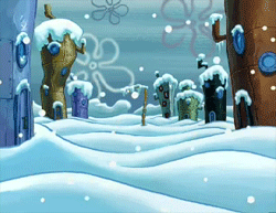 Spongebob GIF. Spongebob Ananas Films en series Winter Sneeuw Gifs Nickelodeon Spongebob squarepants Sneeuwt 