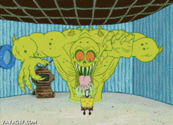 Spongebob GIF. Spongebob Films en series Blauw Gifs Ja Octo Oh my god Zo Plaats 