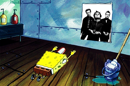 Spongebob Films en series Green day Gifs Billie Joe Armstrong Michael Pritchard Tr&eacute; Cool 