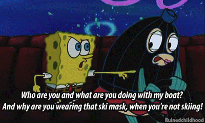 Spongebob Bang Films en series Gifs reactie SpongeBob SquarePants freaking out stuff ive gemaakt 