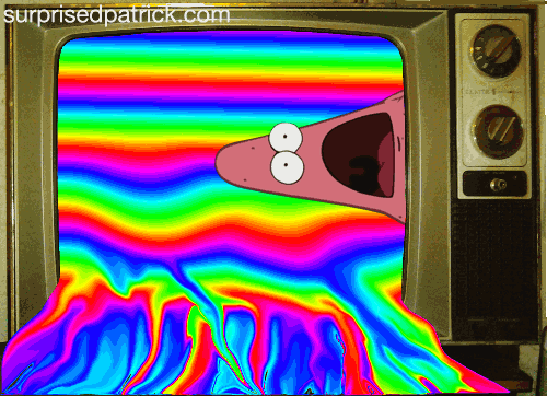 Spongebob Bang Films en series Tv Gifs surised patrick vloeiende spongebob square pants lava zoals 