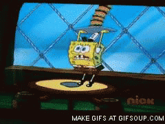 Spongebob GIF. Spongebob Films en series Zee Gezicht Geel Gifs Zoet Octo Spons Gelach 