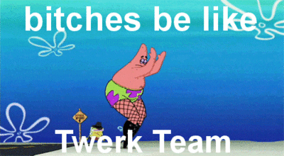 Spongebob Films en series Patrick Gifs Twerk 