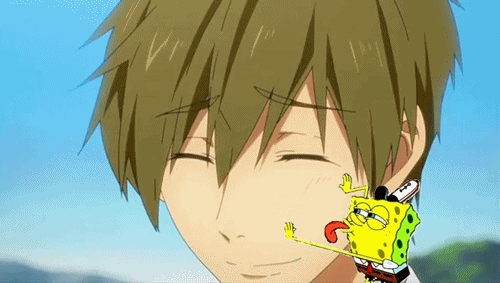 Spongebob Films en series Gifs gratis zwemmen anime Makoto Makoto tachibana tachibana Makoto 
