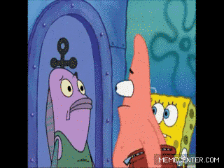 Grappig Spongebob Films en series Gifs 