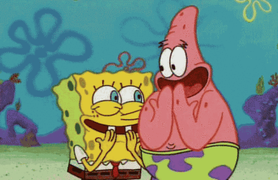 Spongebob Films en series Gifs surised patrick 