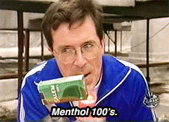 Steve Carell GIF. Films en series Gifs Anchorman Filmsterren Steve carell Reactie Ik heb nergens spijt van 