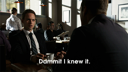 Televisie Films en series Kat Gifs Suits louis litt 