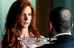 Suits GIF. Films en series Gifs Suits Sarah rafferty 