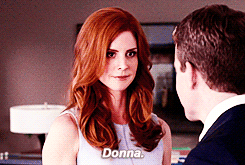 Suits GIF. Films en series Gifs Suits Geen Donna paulsen Bondedtogether 