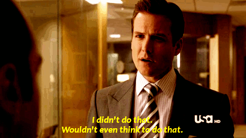 Films en series Gifs Suits harvey specter gabriel macht 