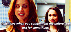 Suits GIF. Films en series Gifs Suits Usa network 