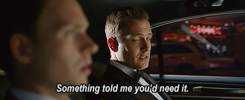 Films en series Gifs Suits harvey 