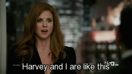 Suits GIF. Films en series Gifs Suits Donna paulsen 
