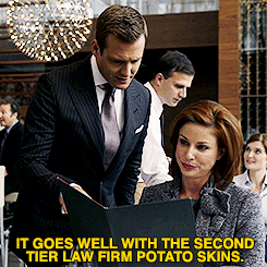 Suits GIF. Films en series Gifs Suits Usa network 