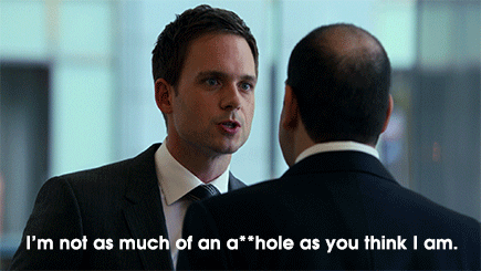 Films en series Gifs Suits mike ross past usa 