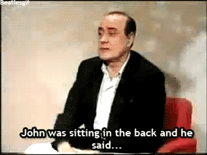 The Beatles GIF. Grappig Interview Artiesten Schattig The beatles Gifs Glimlach Paul mccartney John lennon Ringo st 