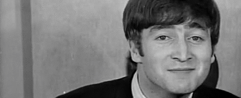 Artiesten The beatles Gifs retro zwart en wit 1960 Paul McCartney 1968 macca 